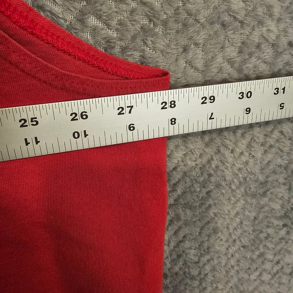 VTG Jordan Mens XXL Red Sleeveless Muscle Tee Jumpman Logo Cotton Shirt 1542